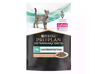 Purina Pro Plan Veterinary Diets EN Gastrointestinal-Вологий корм для кошенят та дорослих кішок (лосось)85 гр