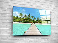 Картина на стекле "Пляж Бали"