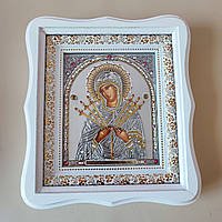Семистрельная икона Божией матери 26,4×23,3см
