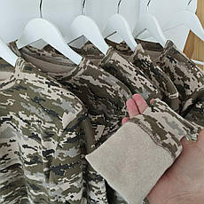 Лонгслів утеплений універсальний С  М  Л  ХЛ  2ХЛ  3ХЛ  рібана начос (80% бавовна + 20% поліестер)  ПІКСЕЛЬ