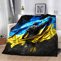 Плед 3D патріотичний Оберег України Воїн 2903_A 13277 160х200 см