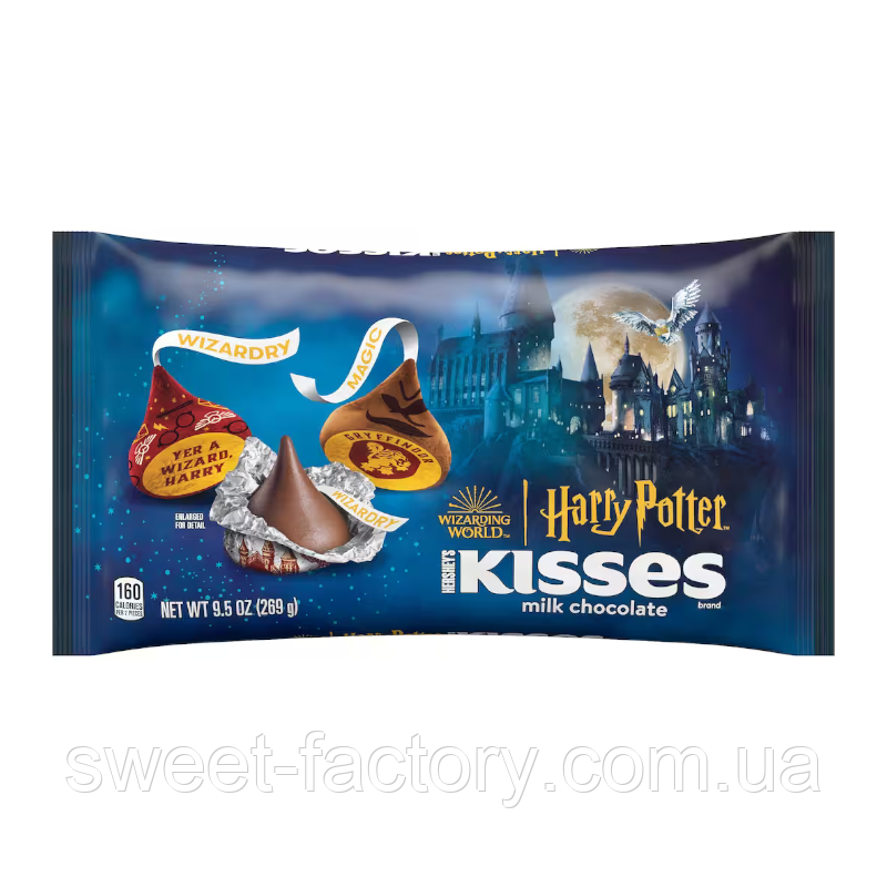 Конфеты Hershey's Kisses Harry Potter Milk Chocolate 269g