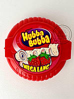 Жевательная резинка wrigley's Hubba Bubba Mega Lang лента Клубника, 56 г (красный бокс)