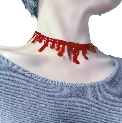 Чокер з кров'ю на Хеллоуїн MA21-781 H, фото 1