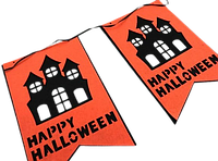 Гирлянда Happy Halloween из фетра на Хэллоуин MA23-134 H