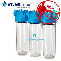 Тройной корпус ATLAS Filtri 10 DP TRIO 3/4" OT 10" (ZA3310680)