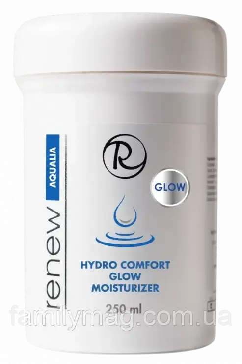 Зволожувальний крем з ілюмінуючим ефектом Hydro Comfort Glow Moisturizer SPF 25 AQUALIA RENEW Об'єм 250 мл