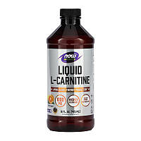 Карнитин NOW L-Carnitine Liquid 1000 mg (473 ml, цитрус)