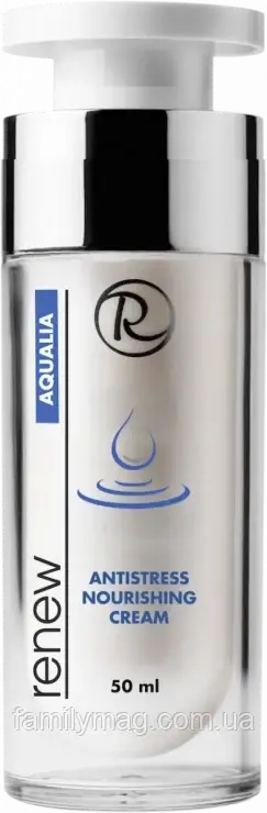 Живильний крем антистрес Antistress Nourishing Cream AQUALIA RENEW Об'єм 50 мл