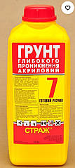 Ґрунт акриловий на водній основі STRAZH EC-7, 2 л