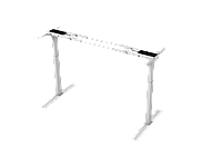 Kaidi RE500 KDZT026 - Стол для работы стоя и сидя регулируемый по высоте электроприводом, Белый, Компьютерный, Пульт памяти на 4 позиции, Белый