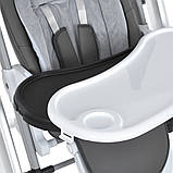 Стілець для годування El Camino ME 1102 DEBUT Serious Gray Сірий | Стільчик-гойдалка, шезлонг, фото 7