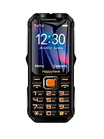 Кнопковий телефон для військових для ВСУ ЗСК на 2 СімTkexun Q8 (Happyhere F99) black Limited Edition