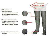 Рыбацкие сапоги заброды производство Белоруссия, болотники, оригинал, выполнены из водонепроницаемой ткани