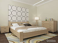 Кровать деревянная двухспальная Селина 140х200