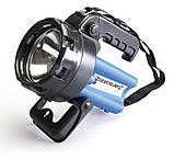 Ліхтар акумуляторний з ручкою і підставкою Silverline Blue (5 Вт, мережевий кабель та 12 В), фото 3