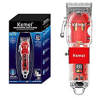 Професійна машинка Kemei Km-1761 для стрижки волосся (4 насадки)
