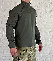 Тактические боевые рубашки UBACs олива рипстоп армейская рубашка для военных хаки кофта убакс нгу уставной