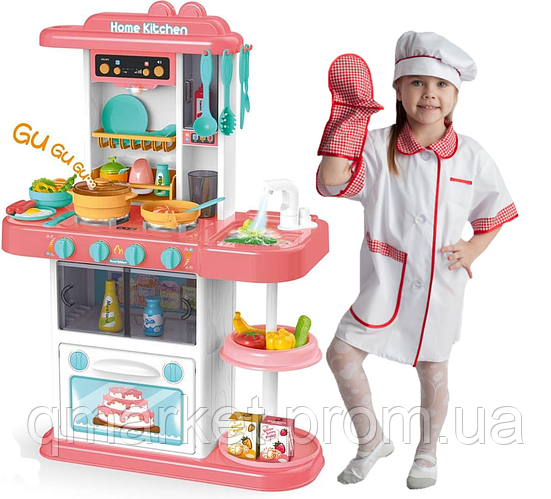 Купить Детская большая игровая кухня с эффектами. Свет, звук, вода, пар ...