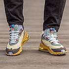 Чоловічі кросівки Nike Air Max 270 x Travis Scott бежеві демісезонні Найк Аір Макс 270, фото 11