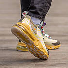 Чоловічі кросівки Nike Air Max 270 x Travis Scott бежеві демісезонні Найк Аір Макс 270, фото 8
