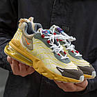 Чоловічі кросівки Nike Air Max 270 x Travis Scott бежеві демісезонні Найк Аір Макс 270, фото 10