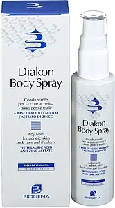 Спрей від вугрового висипу на тілі Biogena Diakon Body Spray 75 ml