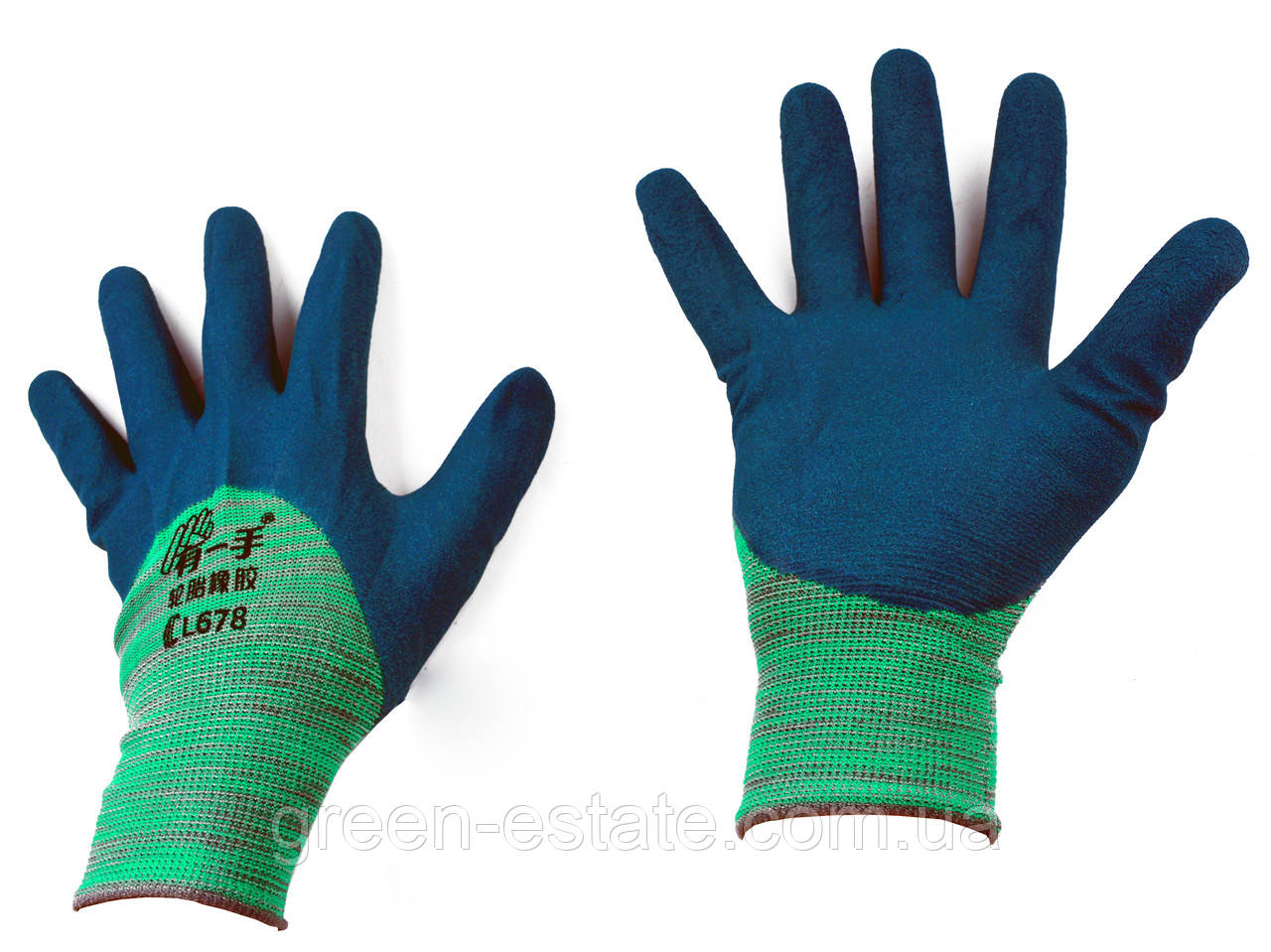 Рукавиці вкриті рифленим латексом
