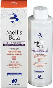 Шампунь лікувально-профілактичний від випадіння волосся Biogena Mellis Beta Shampoo, 200 мл
