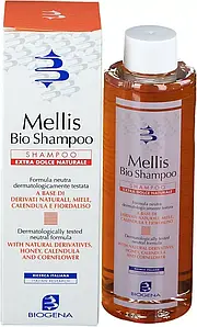 Шампунь ультра делікатний Biogena Mellis Bio Shampoo, 200 мл