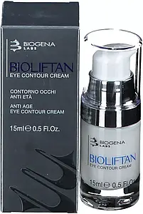 Крем для повік омолоджуючий з Botox-подібними пептидами Biogena Bioliftan Eye Contour Cream, 15 ml