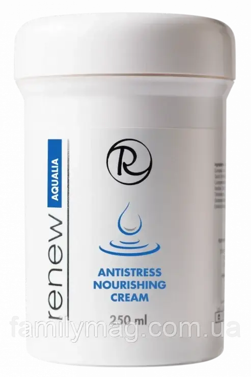 Живильний крем антистрес Antistress Nourishing Cream AQUALIA RENEW Об'єм 250 мл