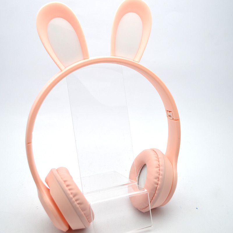 Навушники Bluetooth з вушками TUCCI UK-B12 Pink