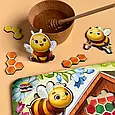 Розвиваючий дерев'яний сортер-тетріс "Веселі бджілки", фото 5