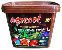 Осеннее универсальное удобрение для растений NPK 0/13/27, 5 кг, AGRECOL