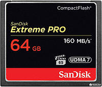 Карта пам'яті SanDisk 64 GB Extreme Pro CompactFlash SDCFXPS-064G-X46