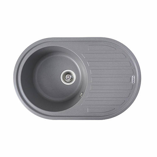 Гранитная мойка с сушкой для кухни Platinum 7750 LIRA 767x496x190 ...