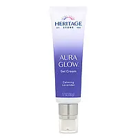 Heritage Store, Aura Glow Gel Cream, Calming Lavender, 1.7 oz (50 g) Киев