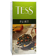 Чай Tess Flirt зелений з полуницею в пакетиках 25 шт х 1,5 г (719)