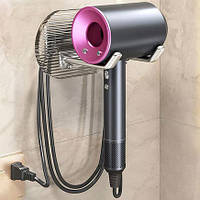 Держатель для фена Joybos Hair Dryer Wall настенный, (совместим с Laifen) прозрачный