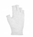 Перчатки белые с микроточкой пвх с обрезанными пальцами. (100 пар) (ID ...