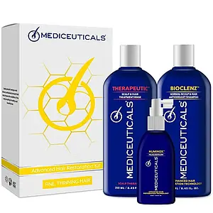 Набір для стимулювання росту волосся у чоловіків - Mediceuticals Advanced Hair Restoration Kit Fine 3шт. (2х250ml;125ml)