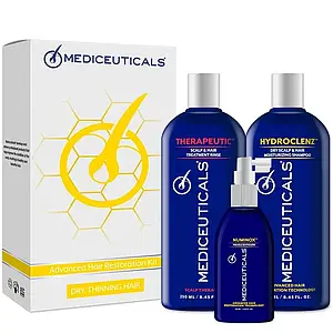 Набір для стимулювання росту волосся у чоловіків - Mediceuticals Advanced Hair Restoration Kit Dry 3шт. (2х250ml;125ml)