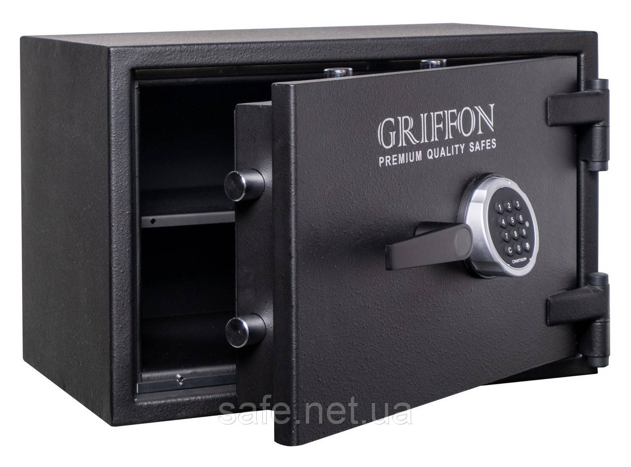Сейф вогнезламостійкий Griffon CL III.35.E BLACK (ВxШxГ:340x500x343), 3 клас + LFS 30P, сейф від зламу та вогню