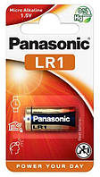 Батарейка Panasonic Micro Alkaline LR1 (LR1L/1BE), 1.5V (Блістер)