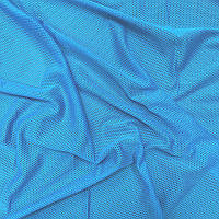 Ткань сетка текстильная трикотажная 105 гр/м2 цвет голубой