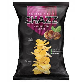 Чипси Kettle Chips Chazz Caramelised Onions карамелізований лук 90g
