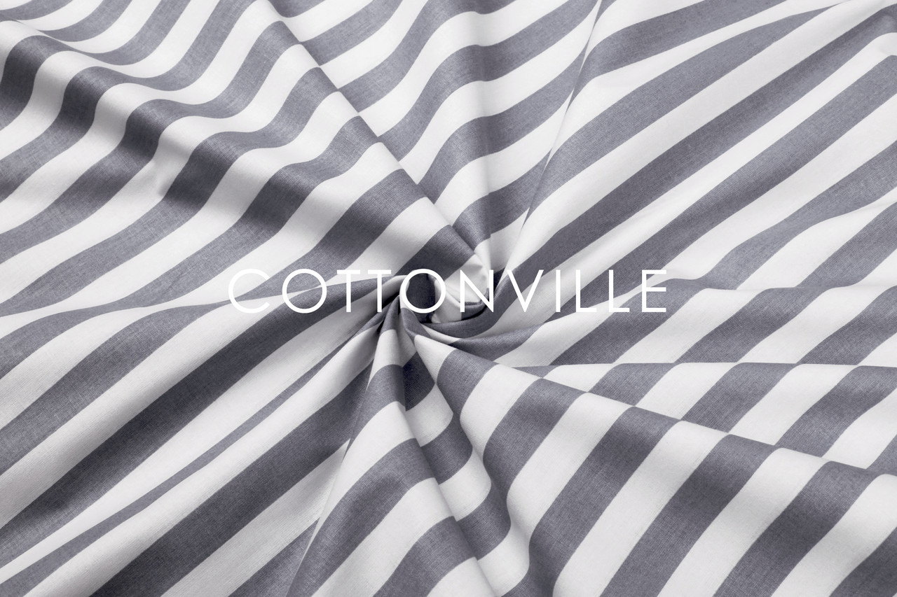 Ранфорс 240 см Смужки 15 мм ГРАФІТ (залишок 1.55 мп), фото 1