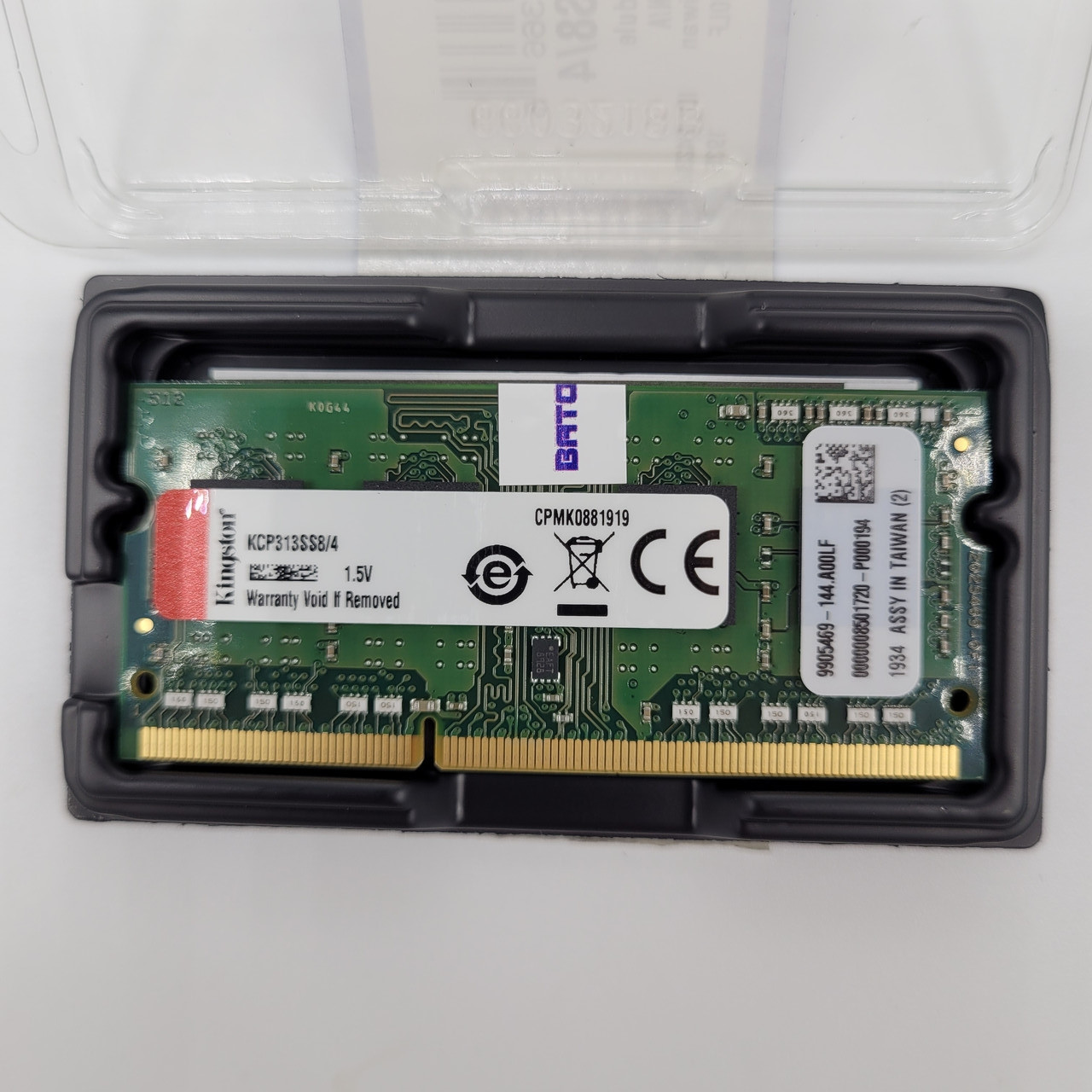 Оперативна пам'ять для ноутбука Kingston SODIMM DDR3 4Gb 1333MHz PC3-10600s 1R8 CL9 (KCP313SS8/4) NEW