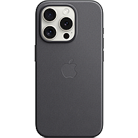 Чехол накладка Apple FineWoven Case with MagSafe for iPhone 15 Pro, Black (MT4H3)